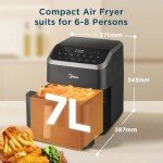Midea 7L Air Fryer with Rapid Air Technology