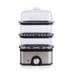 Salter 3-Tier Electric Steamer with Egg Cooker