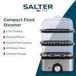 Salter 3-Tier Electric Steamer with Egg Cooker