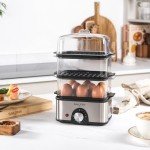 Salter 3-Tier Electric Steamer with Egg Cooker