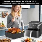 PINTAUR Silicone Air Fryer Liners - 2 Pack