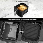 PINTAUR Silicone Air Fryer Liners - 2 Pack