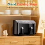 Cookwise 9L Dual Zone Air Fryer 3L + 6L Sync Cooking