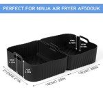 Silicone Air Fryer Liners for Ninja Flex Drawer