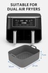 Reusable Silicone Liners for Ninja Air Fryer - Dual Pack
