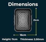 Ninja & Tower Silicone Liners | 2PCS (Matte Black)