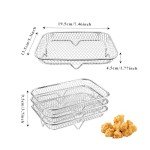 Stackable Air Fryer Rack Set - 3 Pieces