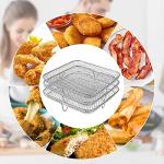 Stackable Stainless Steel Air Fryer Dehydrator Racks