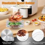 Melearch Stackable Air Fryer Rack Set - 3 Pack