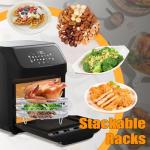 Melearch Stackable Air Fryer Rack Set - 3 Pack