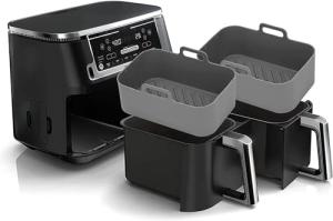 Reusable Silicone Liners for Ninja Air Fryer - Dual Pack