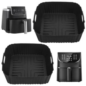 Reusable Silicone Liners for Air Fryers - 2 Pack