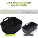 Ninja AF500UK Silicone Liners (3-Pack) - Black