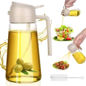 HUAERSICO 2-in-1 Oil Sprayer Bottle 475ml