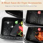 BYKITCHEN Reusable Silicone Liners for Air Fryers