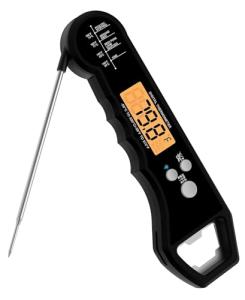 Digital Meat Thermometer with Backlight & Waterproof Probe