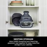 Ninja CRISPi Air Fryer FN101UKGY – Cyber Space Compact Fryer
