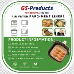 Square Air Fryer Paper Liners - 30 Pack