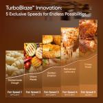 COSORI TurboBlaze 6L Air Fryer Fast, Quiet & Compact Cooking