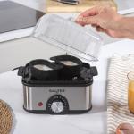 Salter 8-Egg Electric Boiler and Poacher, Silver