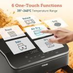 COSORI TwinFry Smart Air Fryer - 10L, 8-in-1