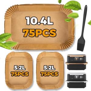 225PCS Air Fryer Liners for Ninja & Cosori