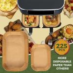 225PCS Air Fryer Liners for Ninja & Cosori