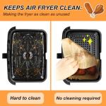 GINOYA Air Fryer Liners for Ninja & Instant