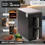 Olsen & Smith 11L Vertical Dual Stack Air Fryer