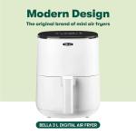 BELLA 3L Touchscreen Air Fryer Oven, 5-in-1