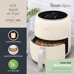 Swan Retro Digital Air Fryer with 8 Cooking Options