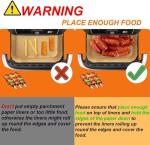 150 Disposable Air Fryer Liners for Dual Cookers