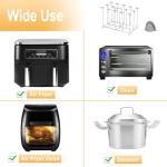 Stainless Steel Skewer Stand for Ninja Air Fryer