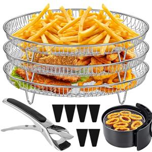 Round Air Fryer Rack for Ninja - 3 Layers