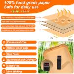 120PCS Air Fryer Liners for Ninja Foodi & More