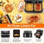 120PCS Air Fryer Liners for Ninja Foodi & More