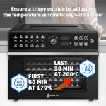 BridgePro 30L Digital Air Fryer Oven - XXL Size