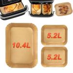 Anttyscar 100PC Air Fryer Liners for Dual Fryers