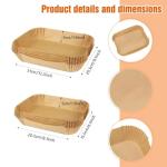 Anttyscar 100PC Air Fryer Liners for Dual Fryers