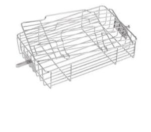 BridgePro 36L Rotisserie Cage – Steak Cage & Stand