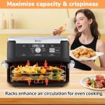 ENSINE Large Multi-Layer Air Fryer Rack