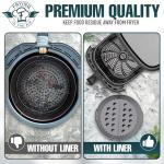 Silicone Air Fryer Liner Set with Mitts | Non-Stick | UK Brand