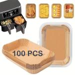 100 Pack Air Fryer Paper Liners for Ninja