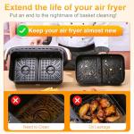 Ninja Air Fryer Reusable Silicone Liners 10.4L