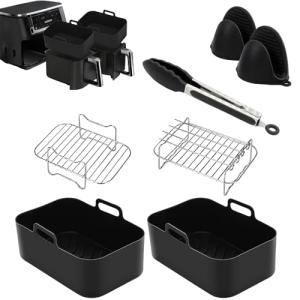 7 Pack Air Fryer Accessories & Silicone Liners