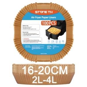 100PCS Square Air Fryer Parchment Paper Liners