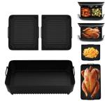 Silicone Air Fryer Liners for Ninja AF500UK - 3 Pack