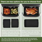 Silicone Air Fryer Liners for Ninja AF500UK - 3 Pack
