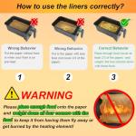 BYKITCHEN Disposable Air Fryer Liners - 120 PCS