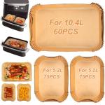 BYKITCHEN 210-Piece Air Fryer Parchment Paper Set